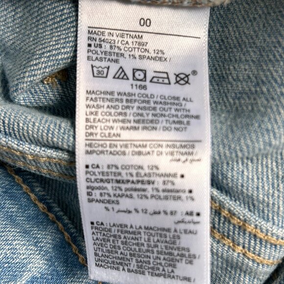 Women's Old Navy Super High Waisted Crop Flare Jeans size 00 NEW - Picture 5 of 5